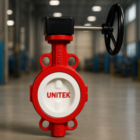 Gear Operated Wafer Butterfly Valve