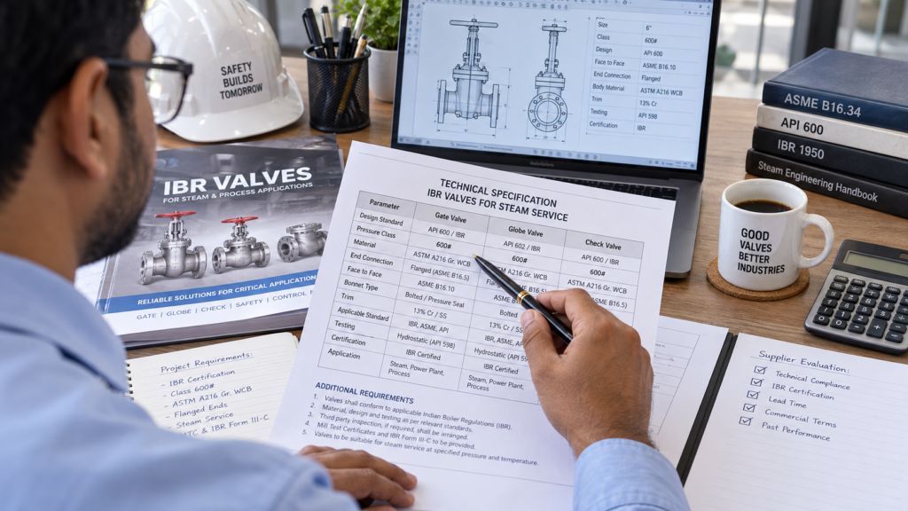 IBR Valves Manufacturers in India
