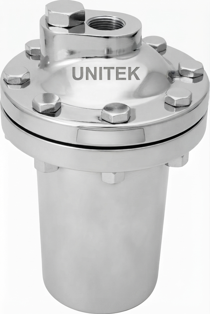 VERTICAL INVERTED BUCKET TYPE STEAM TRAP